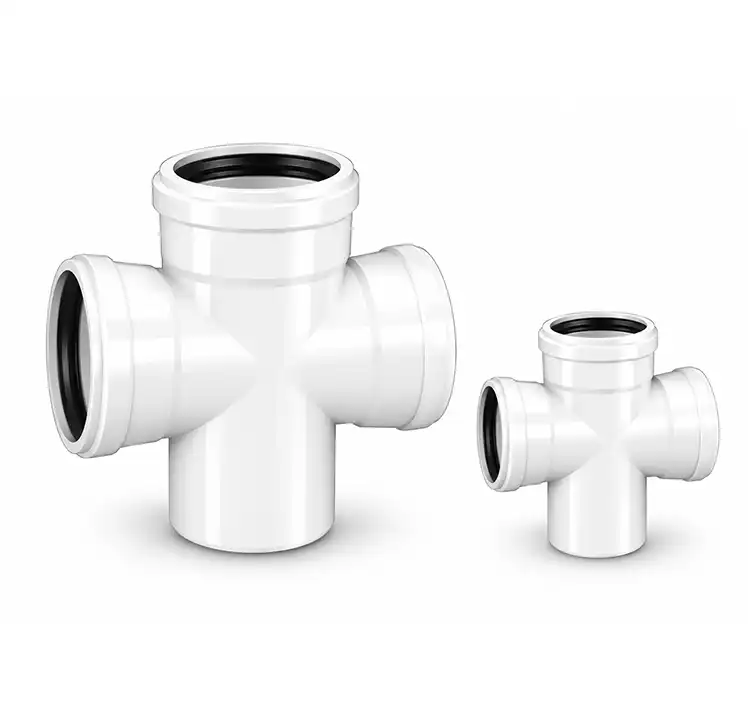 PVC (90º) DUBLE BRANCH