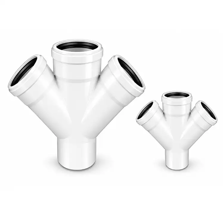 PVC (45º) DUBLE BRANCH