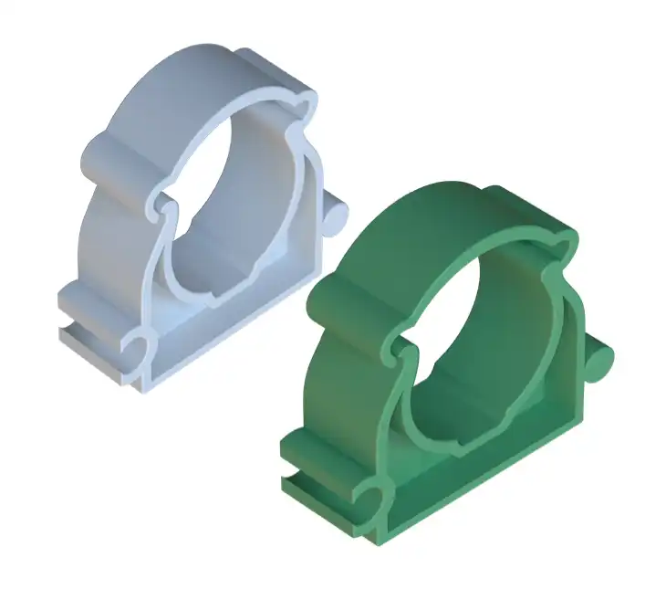 PPR Single Pipe Clamp Cap 