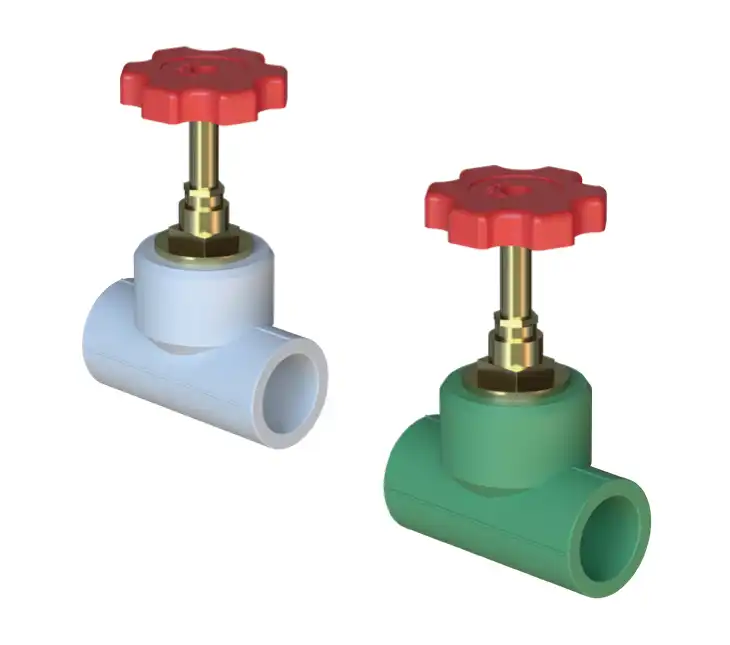 PPR Stop Valve with metal head